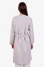 Max Mara Studio Cream Alpaca Wool Belted Hooded Coat Size 0