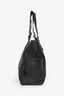 Georgio Armani Black Leather Buckle Strap Tote Bag