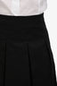 Burberry Black Logo Embroidered Pleated Mini Skirt Size 14 Kids