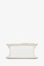 Jacquemus White Leather Mini 'Le Chiquito' Top Handle Bag