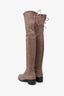 Stuart Weitzman Beige Suede Tieland Long Boots Size 7