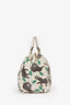 Gucci Beige/Green Canvas 'Unicef' Elephant Graphic GG Boston Bag