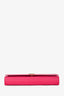 Saint Laurent Pink Grained Calfskin Cassandre Clutch