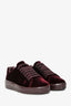Prada Burgundy Velvet Sneakers Size 37