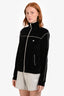 Celine Black Velour Track Jacket Size XS