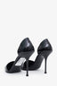 Alexander McQueen Black Patent Leather Harness Punk Pumps Size 40