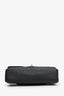 Pre-loved Chanel™ 2016-17 Black Chevron Quilted Medium Double Flap Bag Silver Hardware