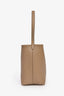 The Row Taupe Leather Medium NS Park Tote