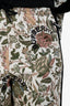Burberry Green Floral Striped Rib Zip Up Jacket Joggers Set Size 14Y Kids