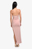 Lovers and Friends Pink Ruffle Maxi Dress Size XXS