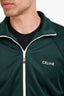 Celine Green Stripe Bomber Jacket Size L Mens