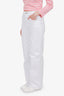 Paige White Denim Sasha Straight Leg Jeans Size 27