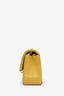 Pre-loved Chanel™ 2015-2016 Yellow Chevron Leather Mini Rectangular Flap Bag