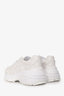 Gucci Rhyton White Monogramed Canvas Sneakers