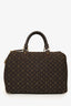 Louis Vuitton Ebene Monogram Mini Lin Canvas Speedy 30