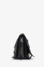Prada Black Glace Calfskin Small Etiquette Shoulder Bag With Strap