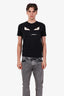 Fendi Black Cotton T-Shirt Size M Mens