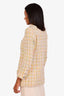 Pre-loved Chanel™ 1996 Yellow Tweed Jacket Estimated Size 38