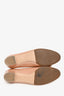 Salvatore Ferragamo Nude Patent Leather Vara Bow Detail Heel Size 37.5