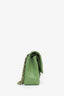 Pre-loved Chanel™ 2022+ Green Caviar Leather Medium Classic Double Flap Bag