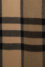 Burberry Brown Check Wool Scarf