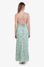 ASTR Green/White 'Brena' Maxi Dress Size S