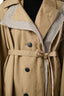 Maison Margiela 2019 Beige Deconstructed Trench Coat Size 40