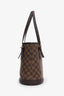 Louis Vuitton 1997 Damier Ebene Marais Bucket Bag 23 with Pouch