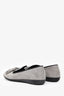 Guiseppe Zanotti Grey Suede Tassel Flats Size 38