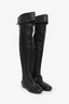 Guiseppe Zanotti Black Leather Knee High Boots Size 35.5
