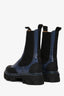 Ganni Purple Cleated Mid Chelsea Boots Size 36
