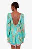 Hemant & Nandita Blue Ruffled 'Anaheeta' Mini Dress Size S