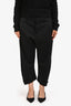 DSQUARED2 Black Cuffed Cropped Trousers Size 44