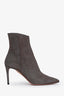 Aquazzura Multi Metal Glitter Ankle Boots Size 36