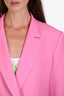 SER.OY.A Pink Pinstripe 'Natasha' Blazer Size M