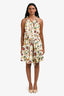Ulla Johnson White Multicolour 'Brienne' Mini Dress Size 4