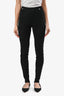 Pre-loved Chanel™ Black Suede High-Rise Leggings Size 34