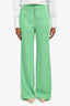 Alice and Olivia Green Wide Leg Pant Size 4