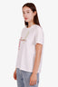 Pre-loved Chanel™ x Pharrell Williams 2019 White Crystal Embellished T-Shirt Size S