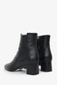 Hermès Black Leather Novita 60 Ankle Boots Size 37