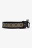 Gucci Brown/Beige GG Canvas and Leather Interlocking G Belt Size 95/38