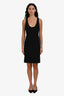 Moschino Couture Black Sleeveless Midi Dress Size 8