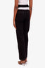 Dion Lee Black Denim Cut-out Belted Jeans Size 3