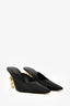 Cult Gaia Black Gold Heel Mules Size 39