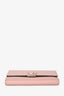 Louis Vuitton Pink Grained Leather Victorine Wallet