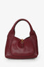 Gucci 2025 Red Leather Softbit Horsebit Small Shoulder Bag