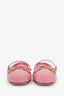 Gucci Pink Leather Horsebit Ballet Mules Size 37