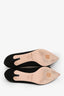 Jimmy Choo Black Suede JC Emblem Pointed Pumps Size 39