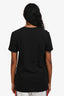 Balmain Black Cotton Logo Short Sleeve T-Shirt Size S