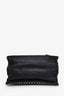 Prada Black Studded Etiquette Glace Small Tote Bag